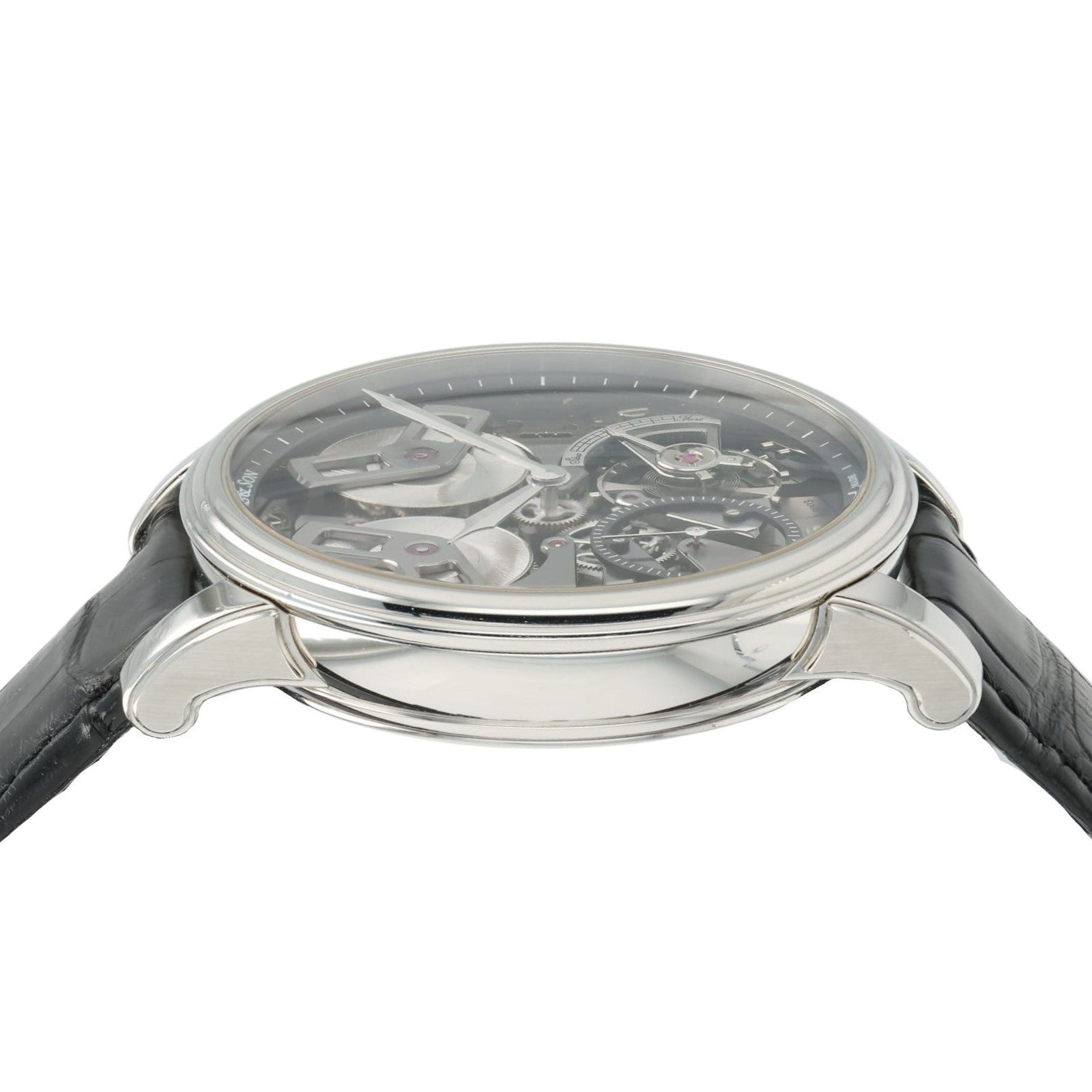 Arnold & Son TB88 Skeleton Dial Stainless Steel 46mm Manual Wind Mens Watch TB88