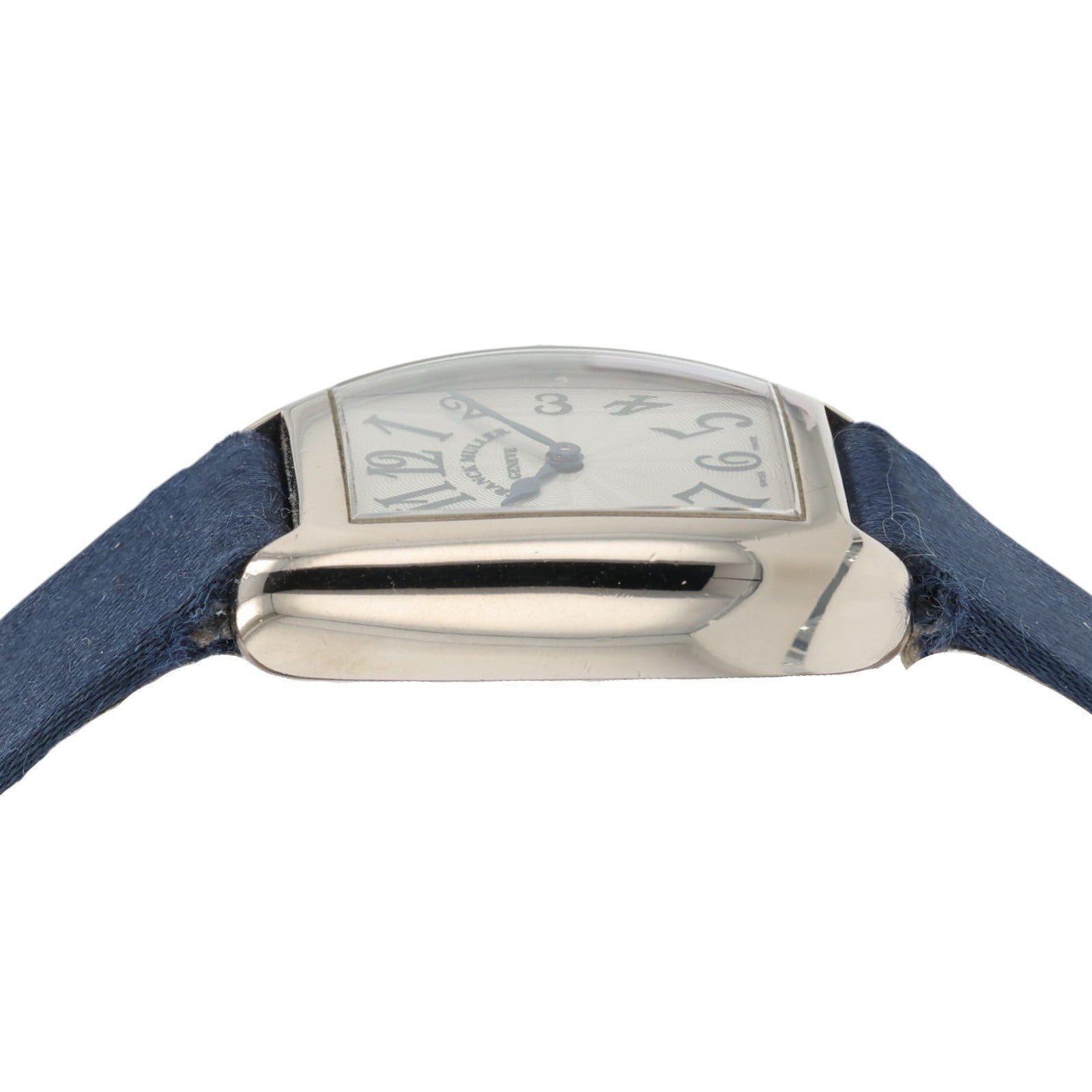 Franck Muller Cintre Curvex Silver Dial 18k White Gold 25mm Quartz Watch 2250QZ