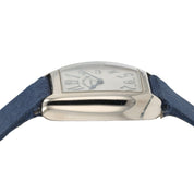 Franck Muller Cintre Curvex Silver Dial 18k White Gold 25mm Quartz Watch 2250QZ