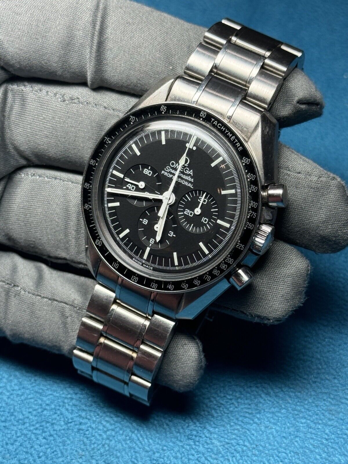 Omega Speedmaster Moonwatch 42mm Hesalite Mens Watch 3570.50