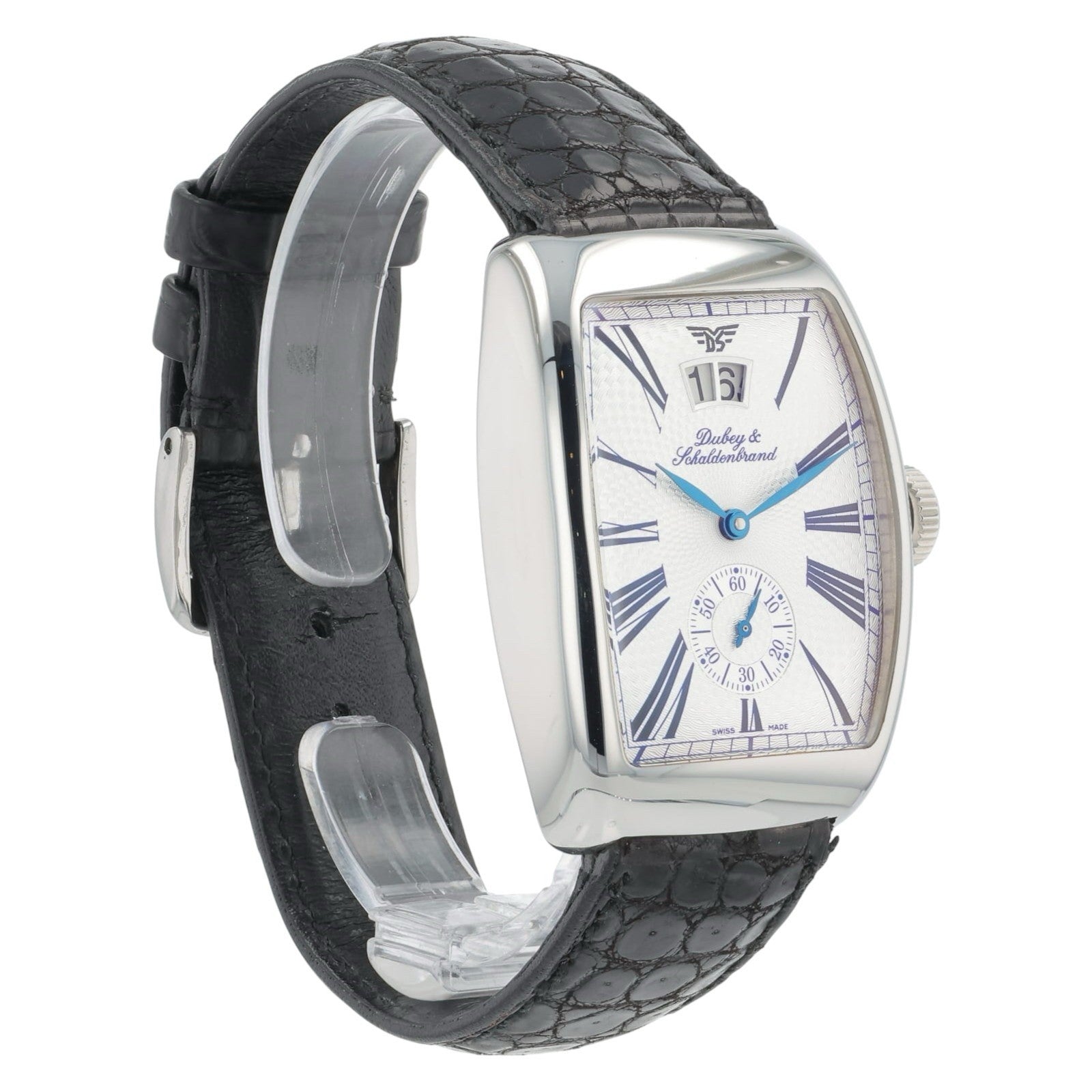 Dubey & Schladen Aerodyn Date Men’s Stainless Steel Silver Dial 33mm Automatic