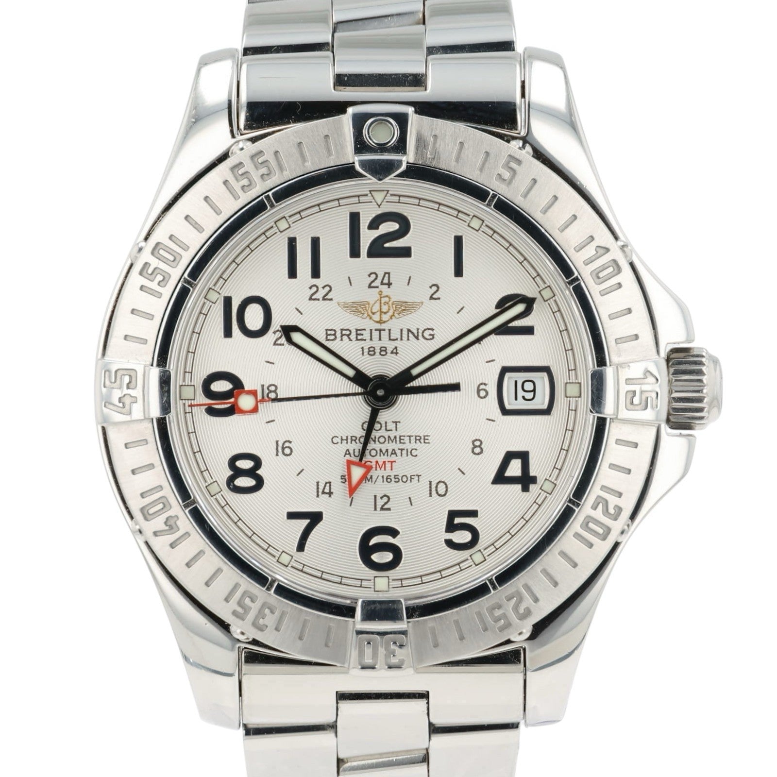 Breitling Colt White Dial Stainless Steel 40mm Automatic Men’s Watch A32350