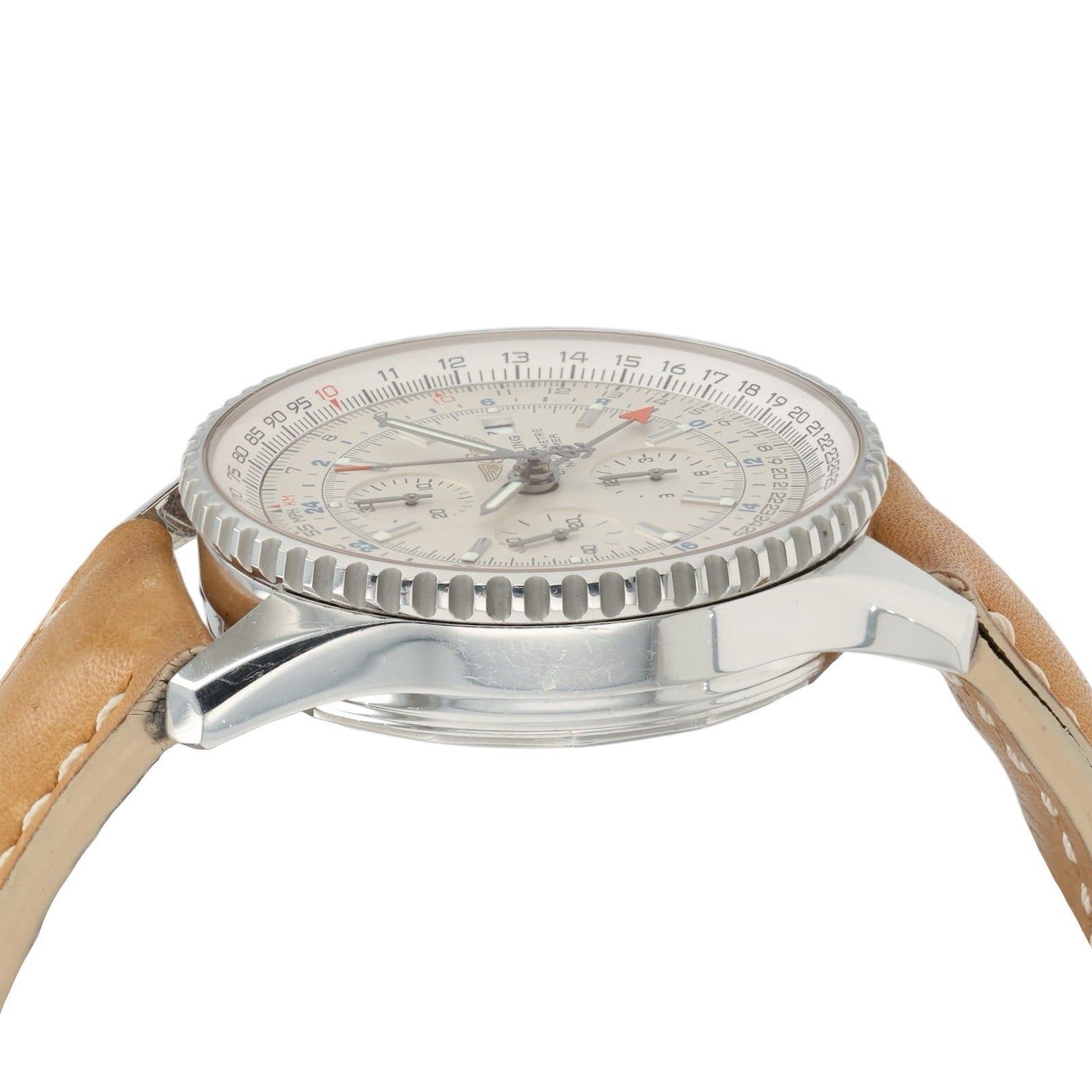Breitling Navitimer Silver Dial Stainless Steel 46mm Automatic Mens Watch A24322