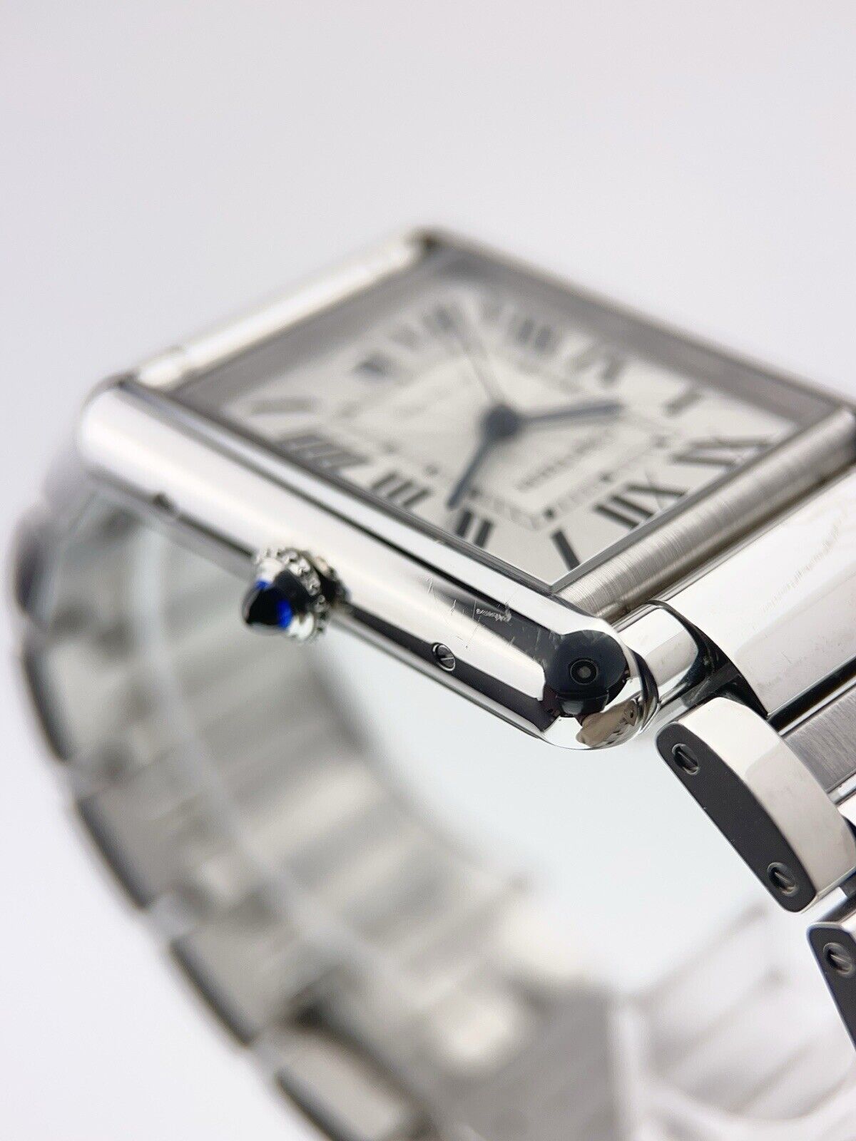 Cartier Tank Solo XL Steel Silver Color Dial 31mm Automatic Men’s Watch WSTA0053