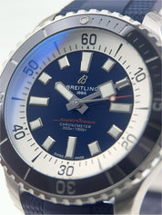 NEW Breitling Superocean 44 Steel Blue Dial 44mm Automatic Men’s Watch A17376