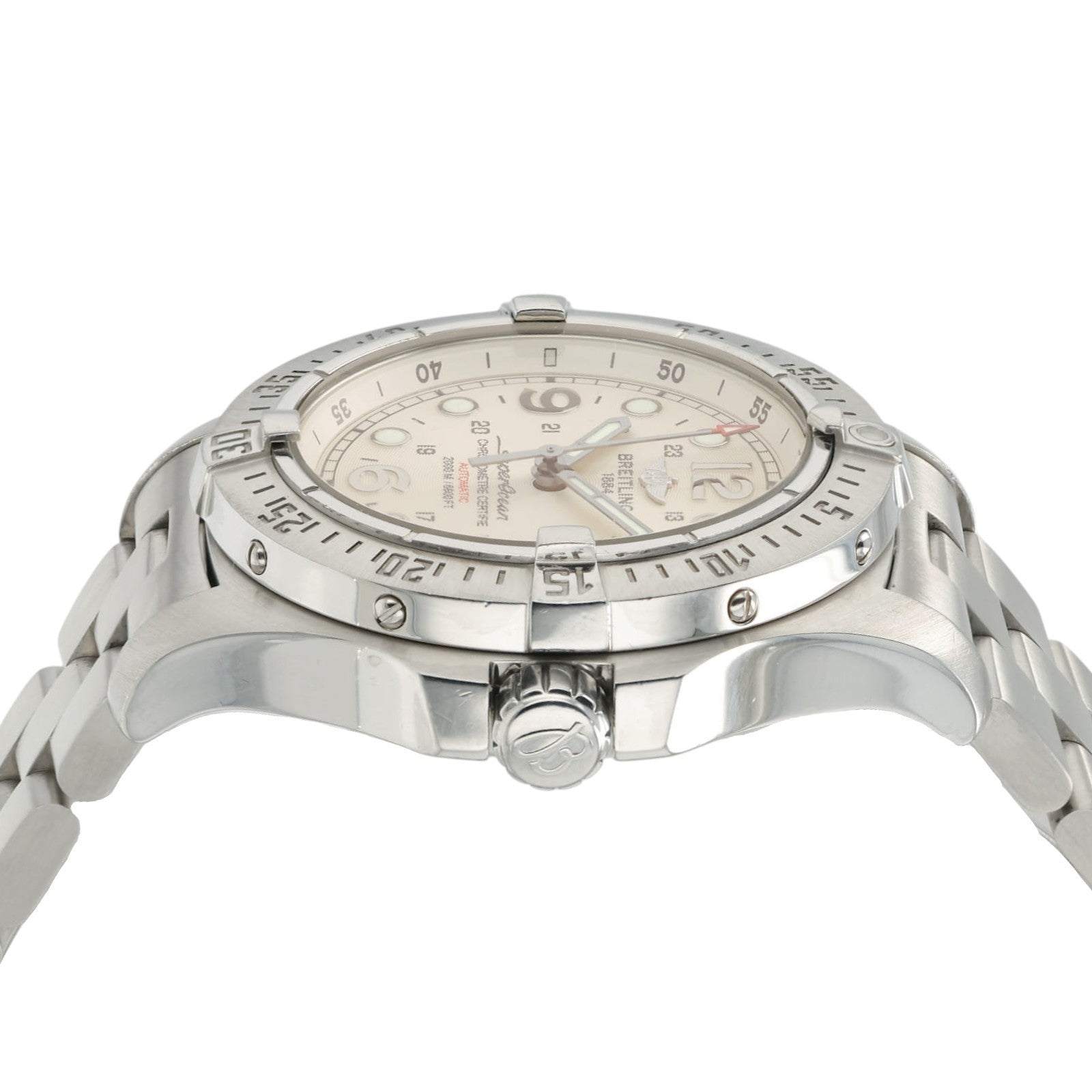 Breitling Super Ocean Steelfish White Dial Steel 44mm Automatic Mens A17390