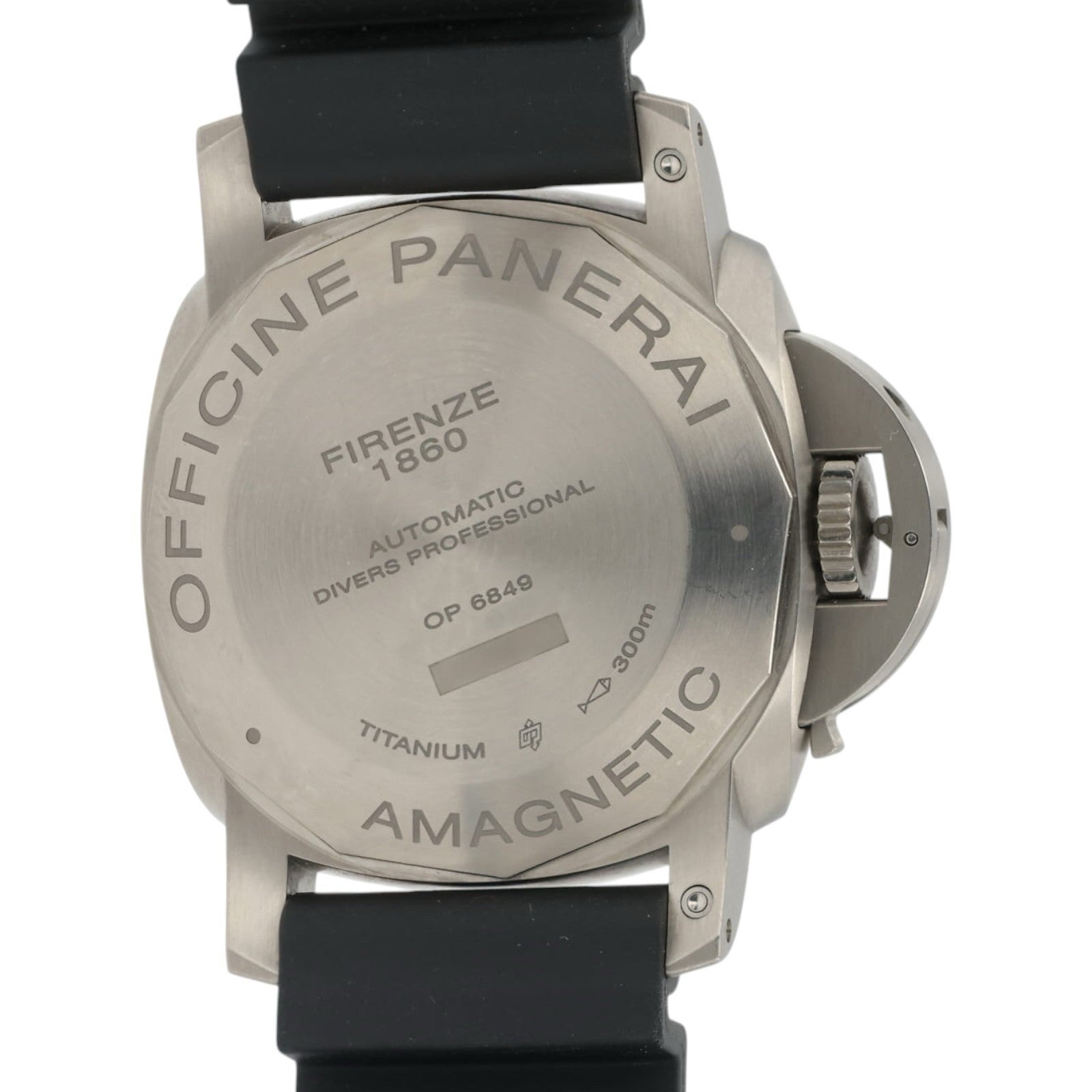 Panerai Luminor Black Dial Titanium 47mm Automatic Movement Mens Watch PAM00389
