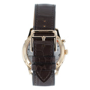 NEW Hermes Quantieme 18k Rose Gold Brown Dial 39.5mm Automatic Watch 408038WW00