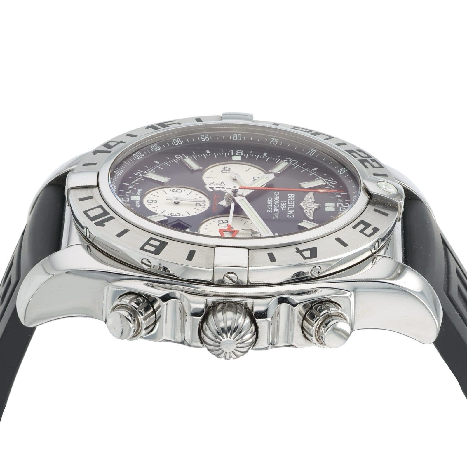 Breitling Chronomat Black Dial Stainless Steel 47mm Automatic Men’s Watch AB0413