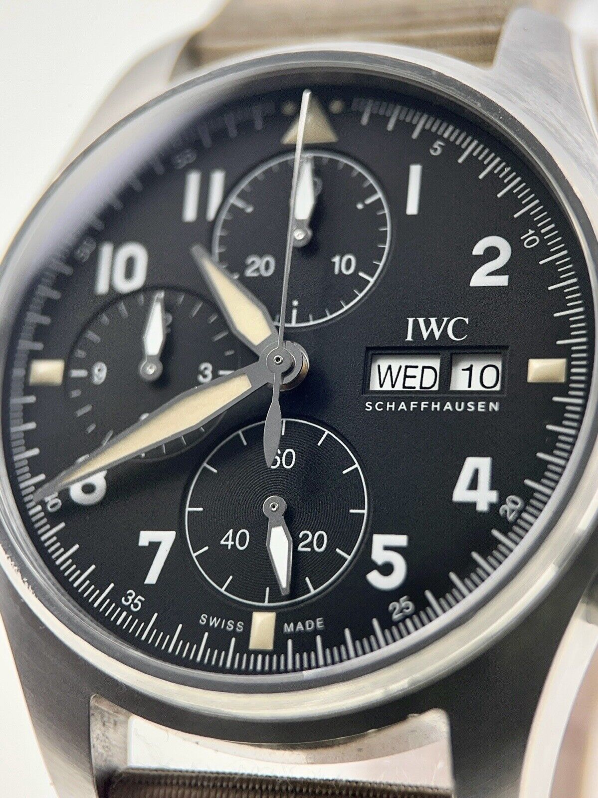 IWC Pilot Spitfire Chronograph Steel 41mm Automatic Men’s Watch IW387901