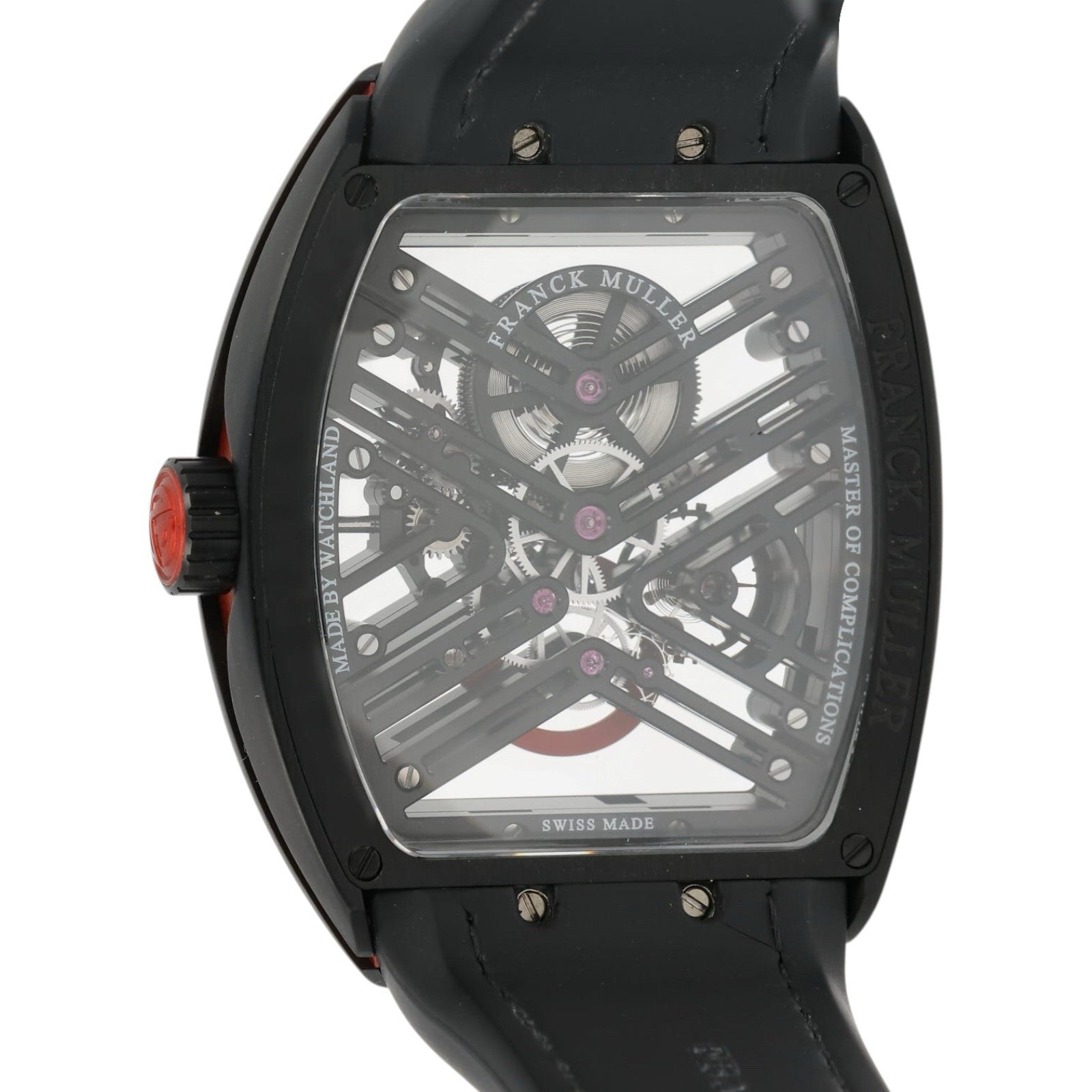 Franck Muller Vanguard Skeleton Dial Titanium 45mm Manual Wind V45 S6 SQT TT