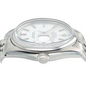 Rolex Datejust Stainless Steel White Dial 36mm Automatic Movement Mens 16030