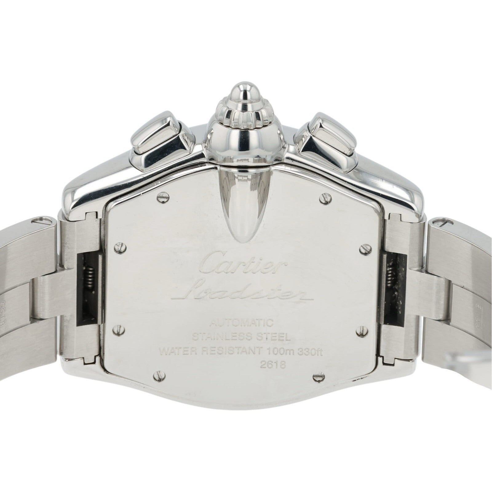 Cartier Roadster Chronograph Silver Dial Steel 43mm Automatic Men’s W62006X6