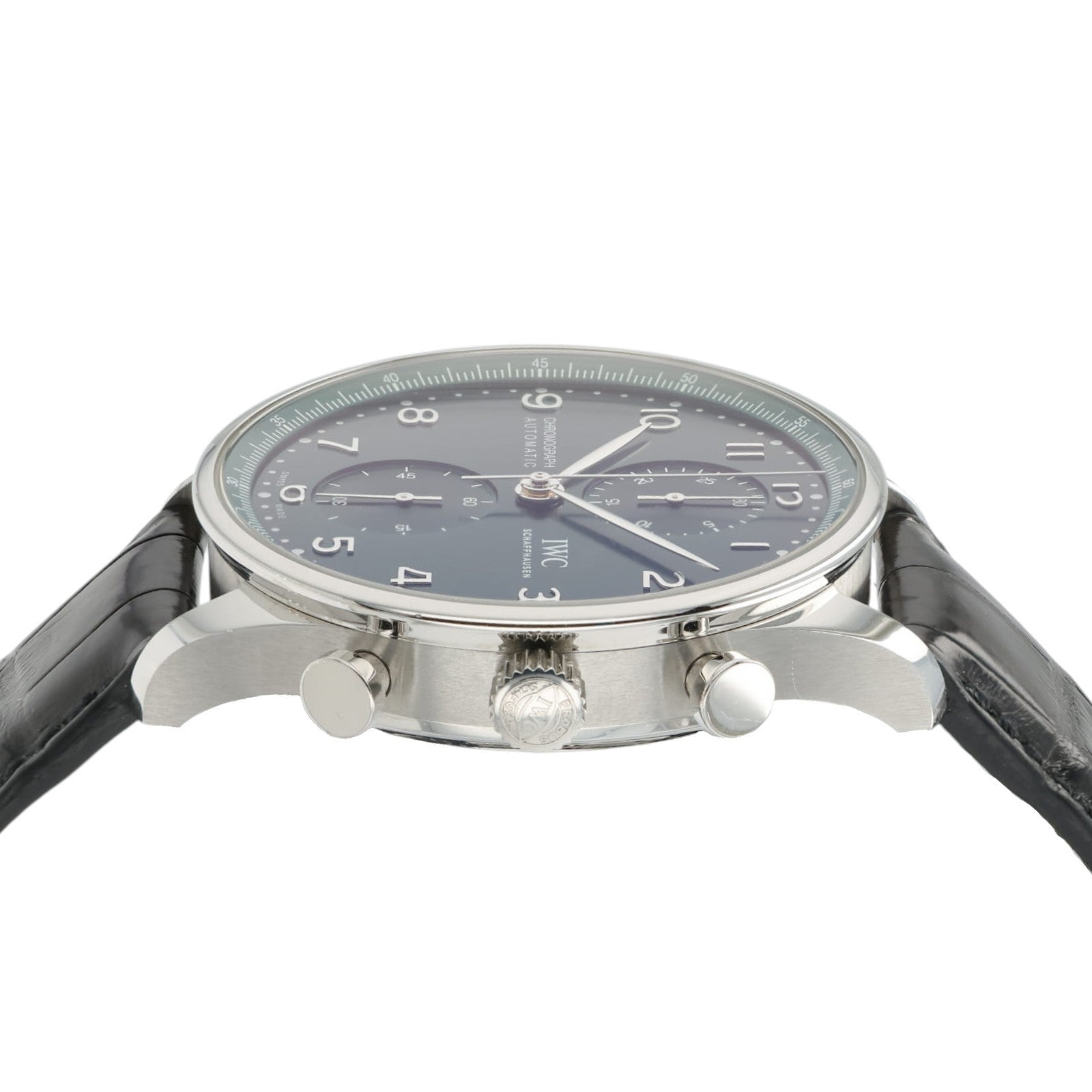 IWC Portugieser Green Dial Stainless Steel 41mm Automatic Mens Watch IW371615