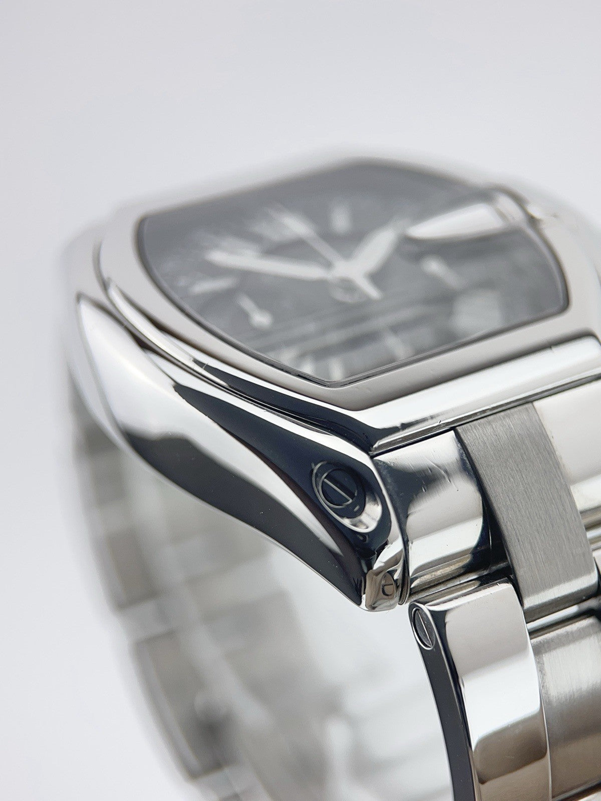 Cartier Roadster Stainless Steel Black Dial 40mm Automatic Men's Watch W62007X6