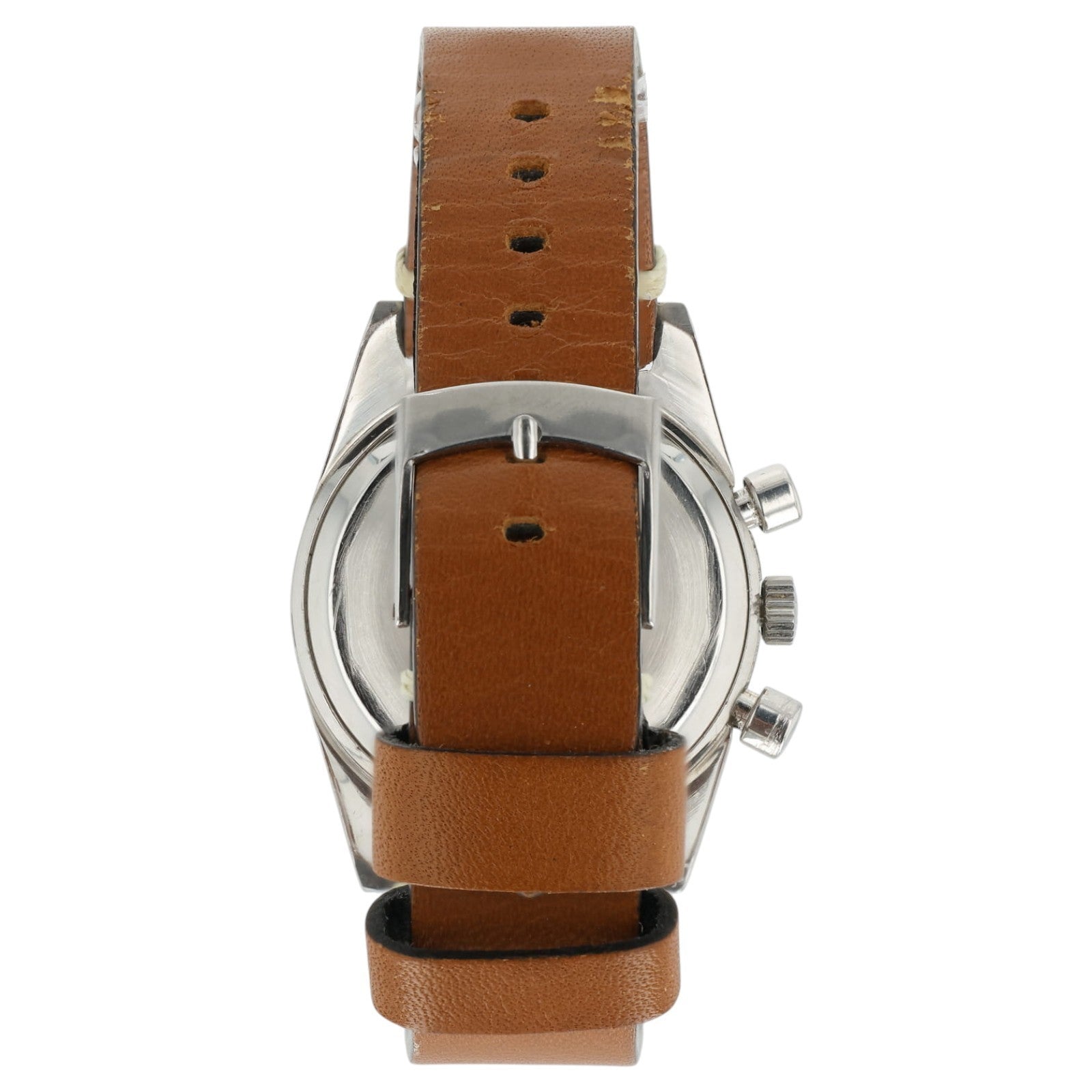 Zenith Chronograph El Primero Vintage Brown Dial Steel 37mm Automatic Mens A385