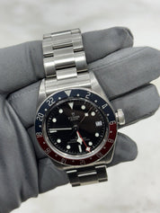 2020 Tudor Black Bay GMT Pepsi Black dial Stainless Steel Men's Watch 79830RB