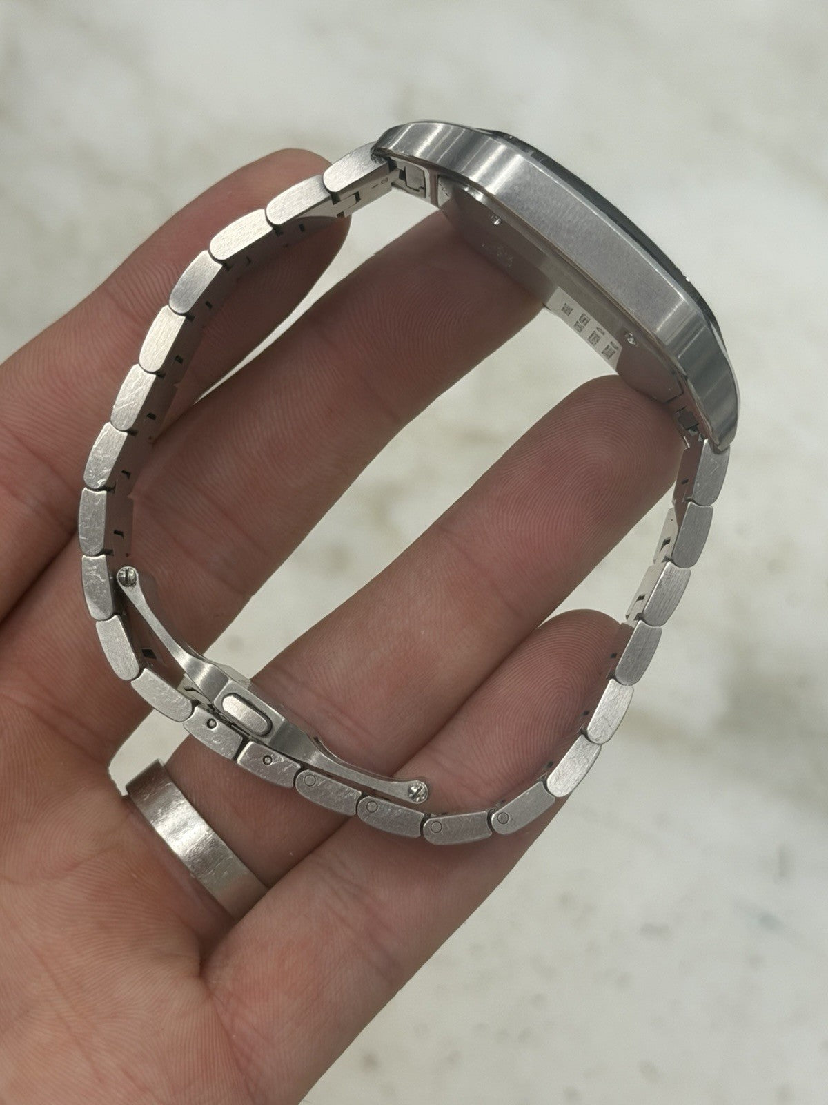 Cartier Santos Stainless Steel Grey Dial 39.8mm Automatic Men's Watch WSSA0037