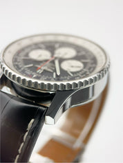 Breitling Navitimer Stainless Steel Black Dial 45mm Automatic Men's Watch AB0310