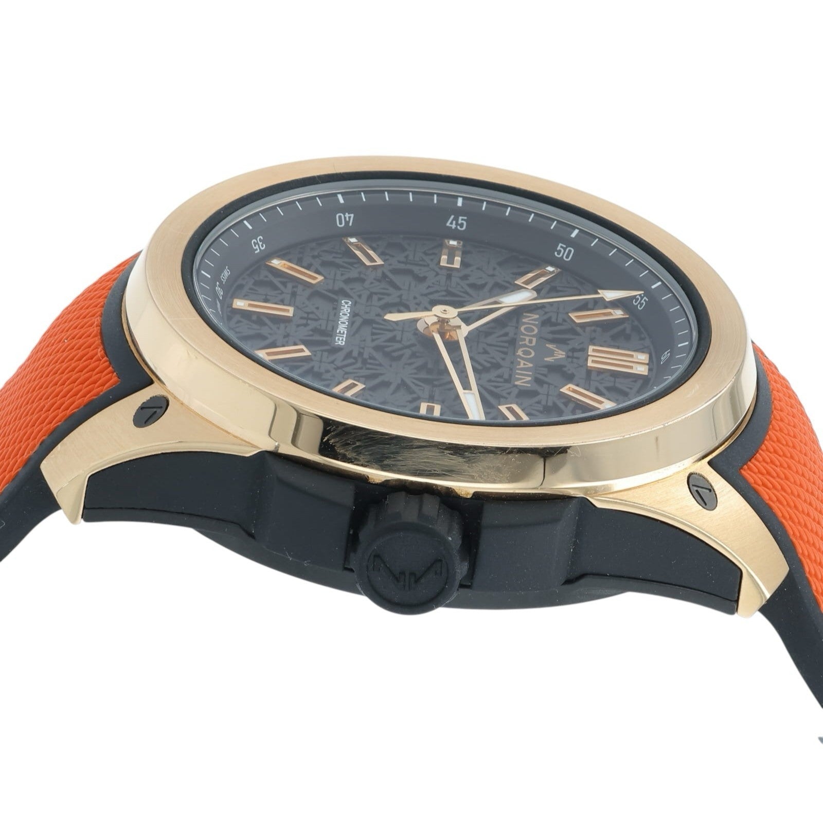 Norqain Wild One Black Dial 18k Rose Gold 42mm Automatic Men's Watch NNQ3000