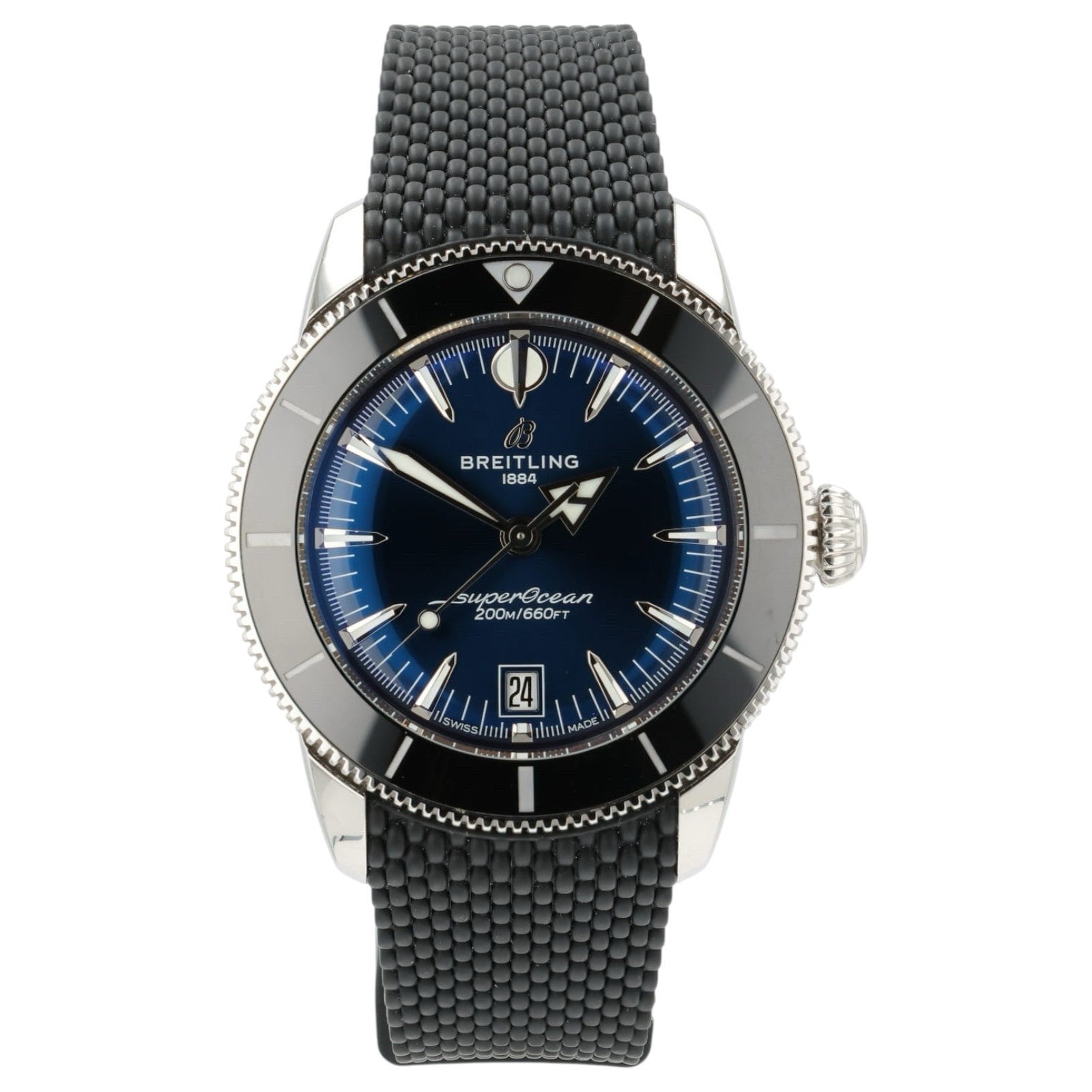 Breitling SuperOcean Heritage Blue Dial Steel 42mm Automatic Mens AB31112A1C1S1