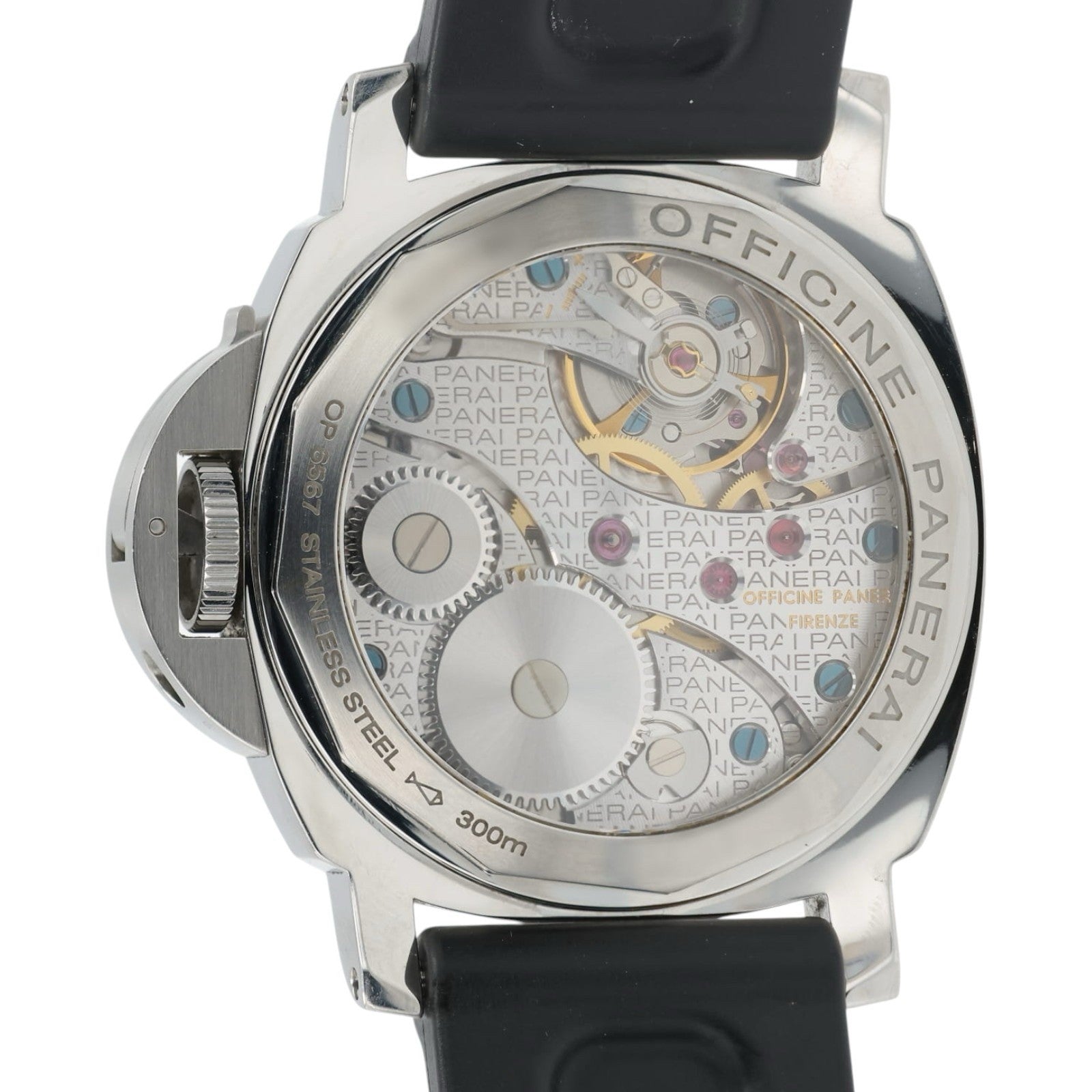 Panerai Luminor Marina Black Dial Steel 44mm Manual Wind Men’s Watch PAM00111