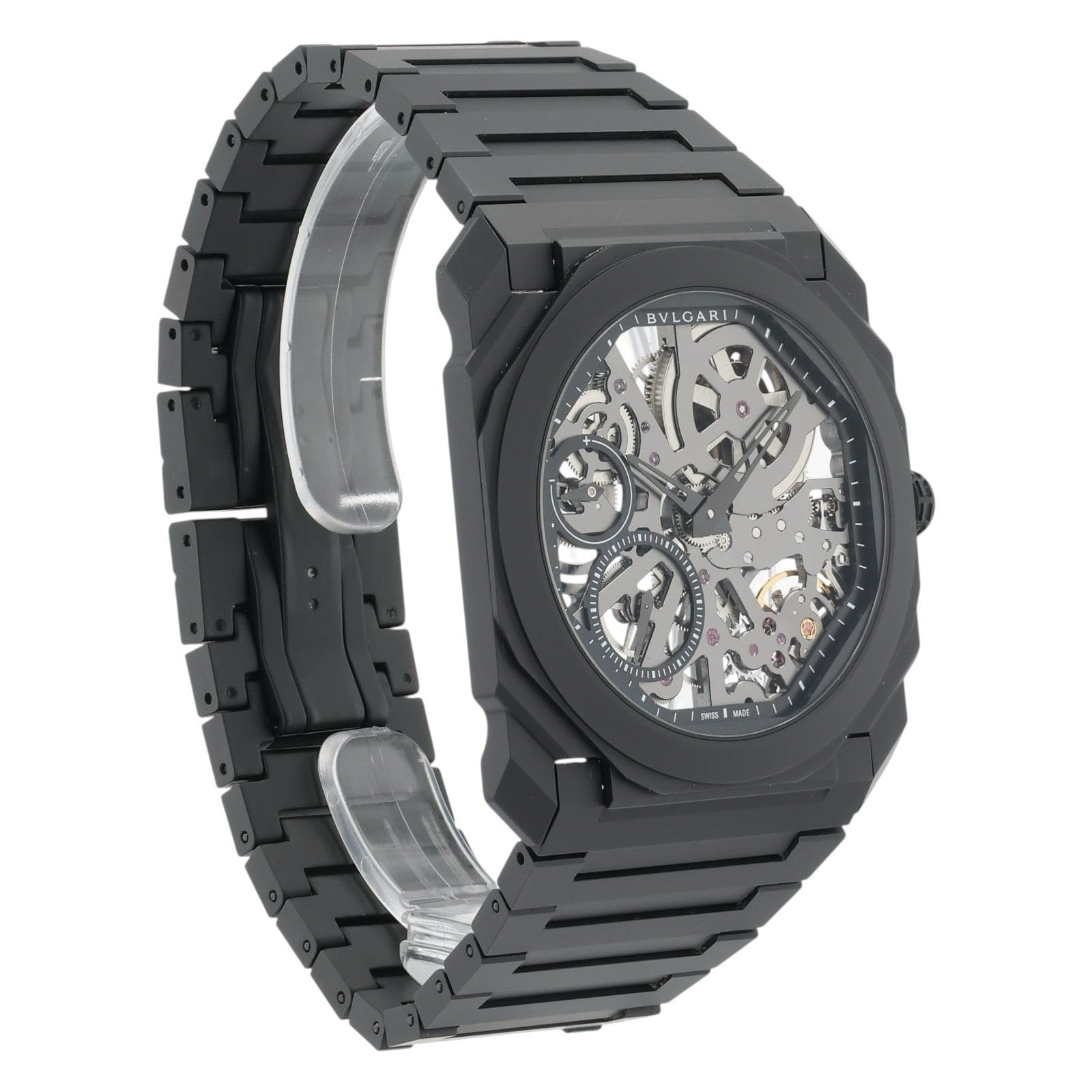 Bvlgari Octo Finissimo Titanium & Ceramic Skeleton Dial 40mm Manual BGO40CXT