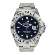 Rolex Explorer II Stainless Steel Black Dial 40mm Automatic Mens Watch 16570