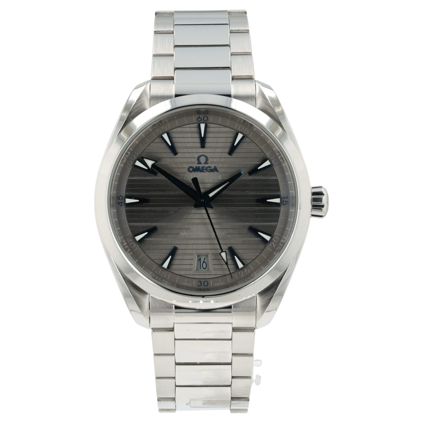 Omega Seamaster Gray Dial Steel 41mm Automatic Mens Watch 220.10.41.21.06.001