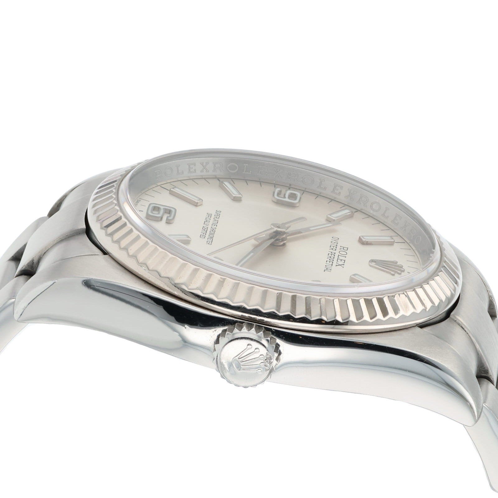 Rolex Oyster Perpetual Stainless Steel Silver Dial 36mm Automatic Men’s 116034