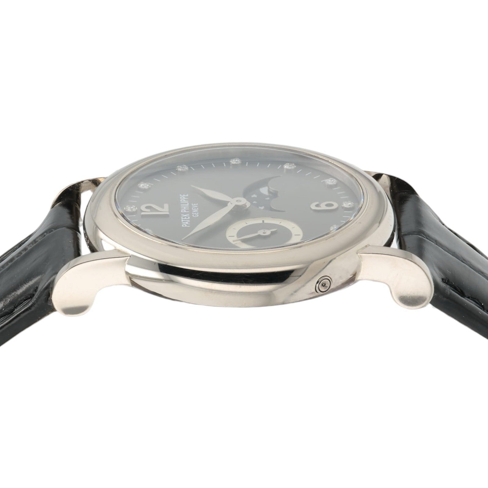 Patek Philippe Ladies Calatrava Grey Dial 18k White Gold 29mm Manual Wind 4857G