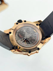 Chopard Superfast 18k Rose Gold Black Dial 41mm Automatic Mens Watch 161290-500