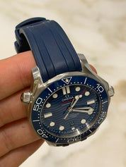 Omega Seamaster Wave 300m Blue Ceramic Men's Watch 210.32.32.42.20.03.001