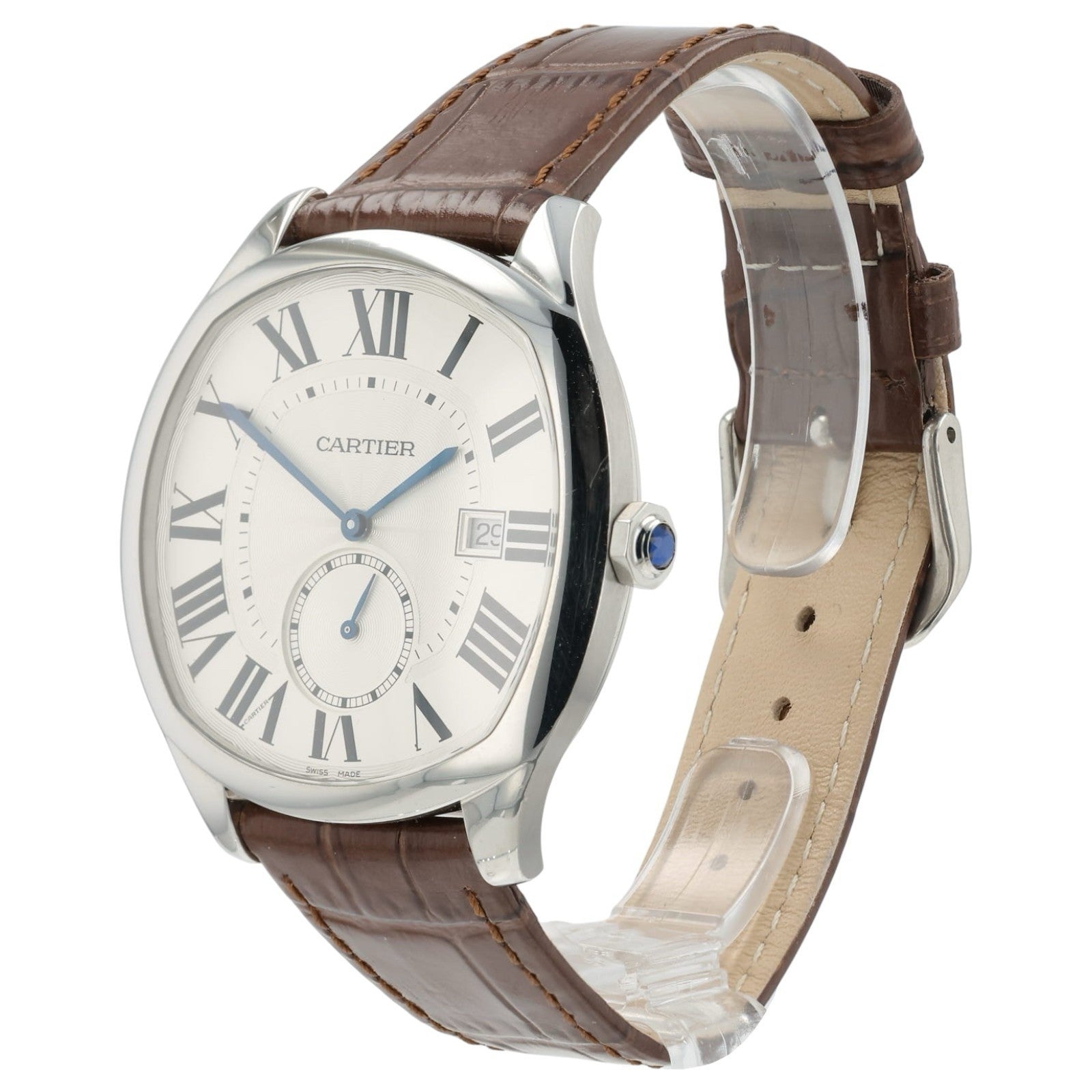 Cartier Drive de Cartier Silver Dial Steel 40mm Automatic Men’s Watch WSNM0004