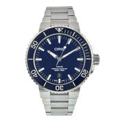 Oris Aquis Date Stainless Steel Blue Dial 44mm Automatic Mens Watch 7730