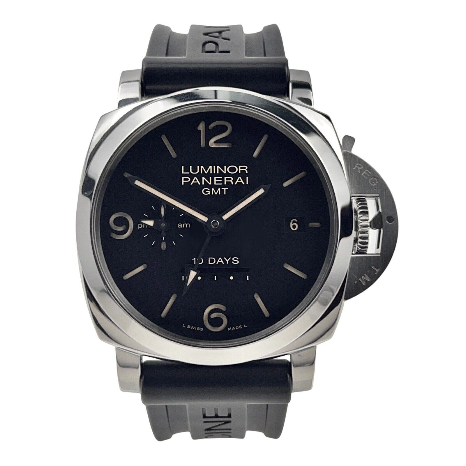 Panerai Luminor 1950 10 Days GMT Automatic 44mm PAM00533 Wrist Watch Box & Paper