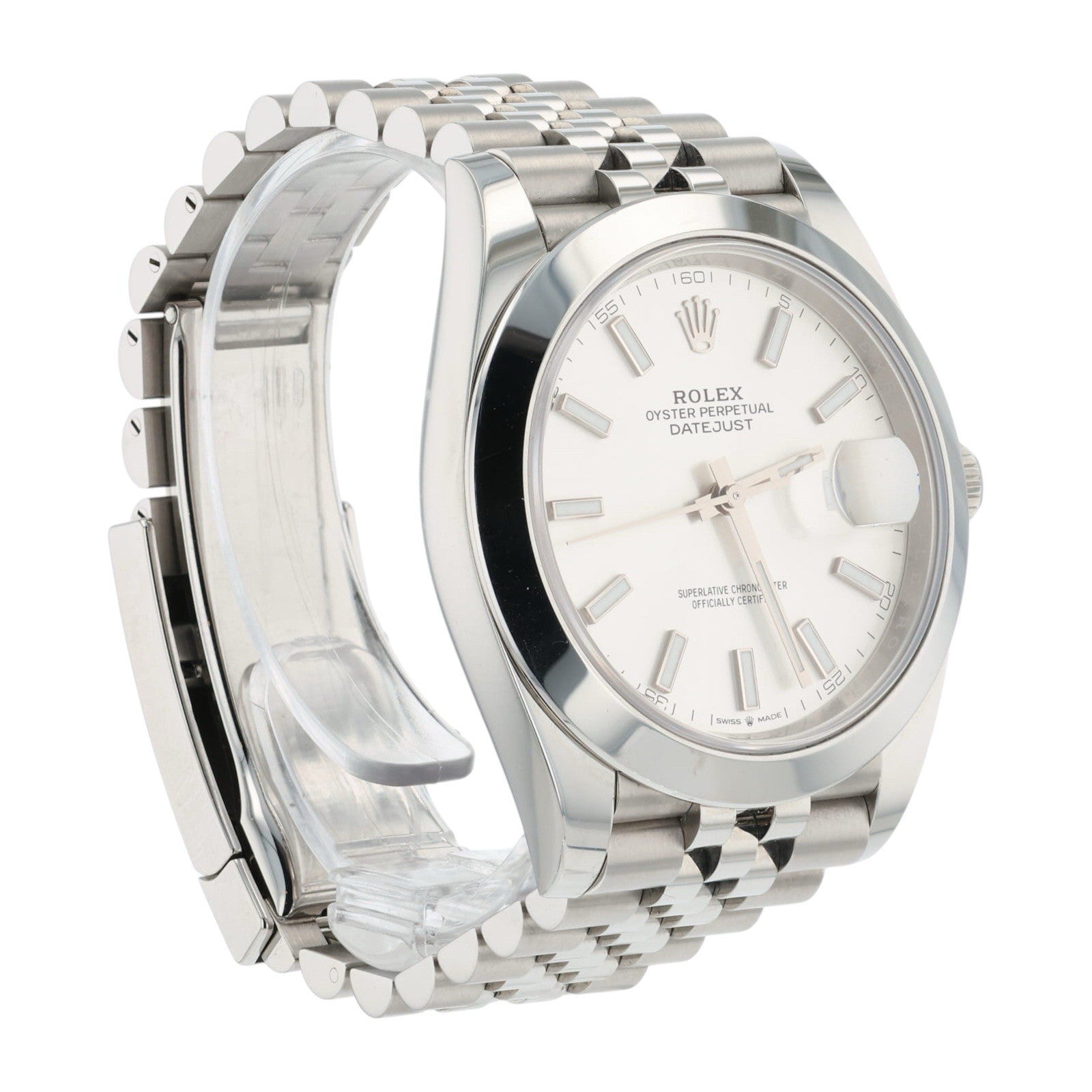 2025 Rolex Datejust Stainless Steel Silver Dial 41mm Automatic Mens Watch 126300