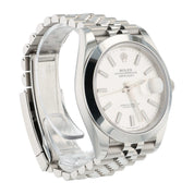 2025 Rolex Datejust Stainless Steel Silver Dial 41mm Automatic Mens Watch 126300