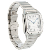 Cartier Santos Stainless Steel Silver Dial 39mm Automatic Men's Watch WSSA0018