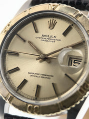 Rolex Datejust Turn-O-Graph Gold & Steel Champagne Dial 36mm Automatic Mens 1625
