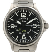 Sinn UTC Black Dial Stainless Steel 40mm Automatic Movement Men’s Watch 856