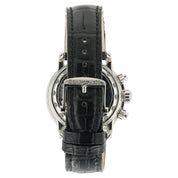 Blancpain Leman Fly-Back Chronograph Black Dial Steel 38mm Automatic Watch 2185F