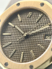 Audemars Piguet Gold & Steel Brown Dial 35mm Quartz Men’s Watch 56023SA