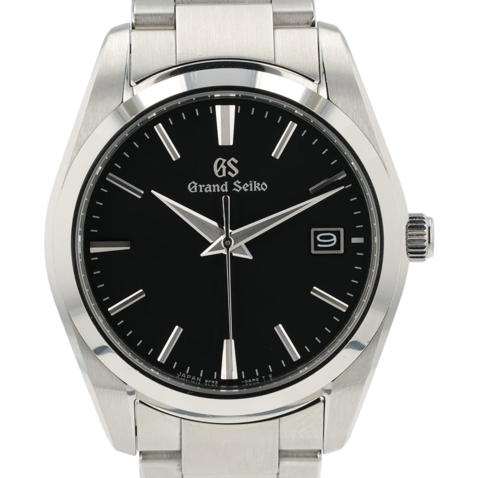 Grand Seiko Heritage Collection Black Dial Steel 37mm Quartz Mens Watch SBGX261G