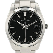 Grand Seiko Heritage Collection Black Dial Steel 37mm Quartz Mens Watch SBGX261G