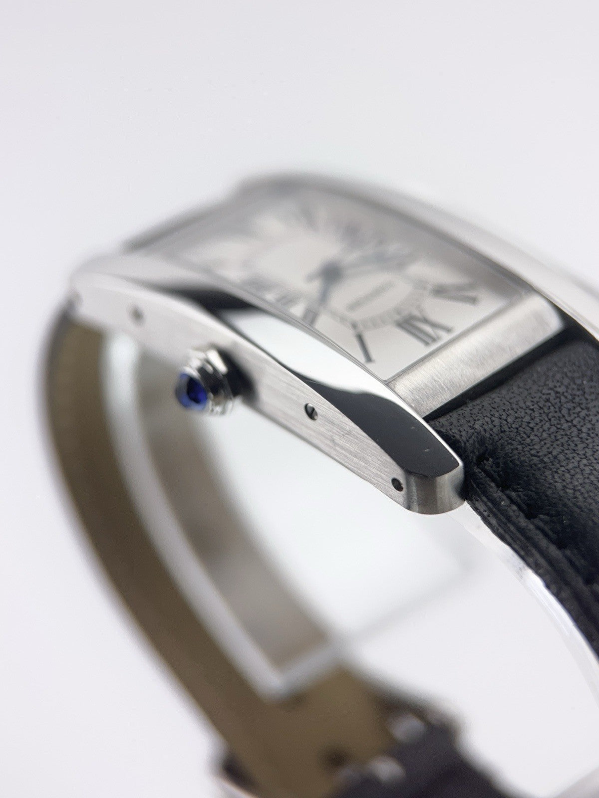 Cartier Tank Americaine Steel Silver Dial 23mm Automatic Unisex Watch WSTA0017