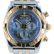 Breitling Chronomat 18k Rose Gold & Steel MOP Dial 44mm Automatic Men’s CB0110