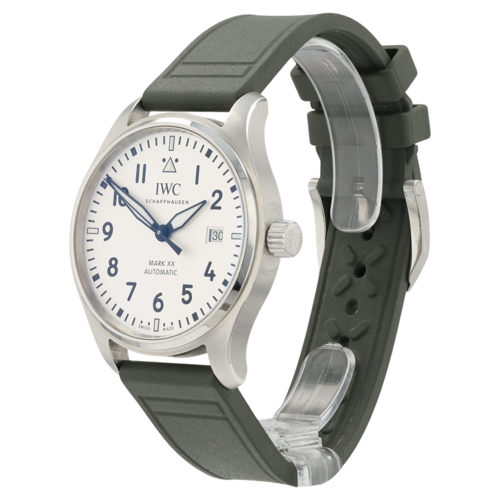 IWC Mark XX SIlver Dial Stainless Steel 40mm Automatic Mens Watch IW328207
