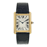 Cartier Tank Solo 18k Yellow Gold and Steel 27mm Quartz Men’s Watch W5200004