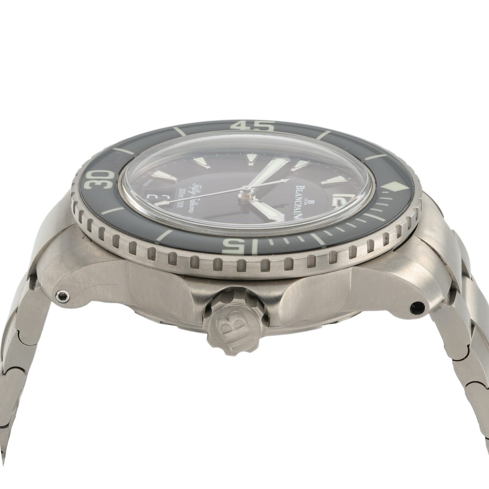 Blancpain Fifty Fathoms Black Dial Titanium 45mm Automatic Men’s 5015-12B30-98B
